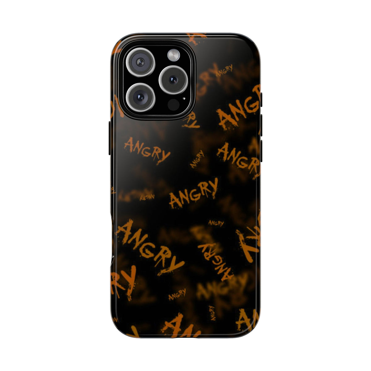 "ANGRY" Pattern Tough Phone Cases