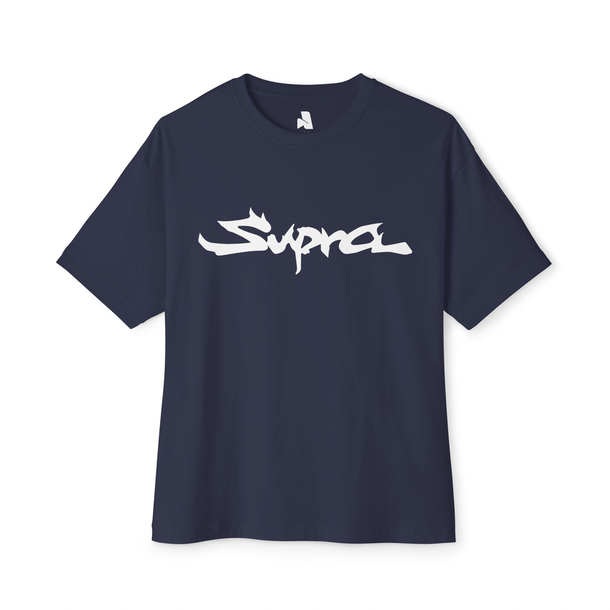 T-Shirt — 'Supra' Graffiti Logo Oversized Boxy Tee