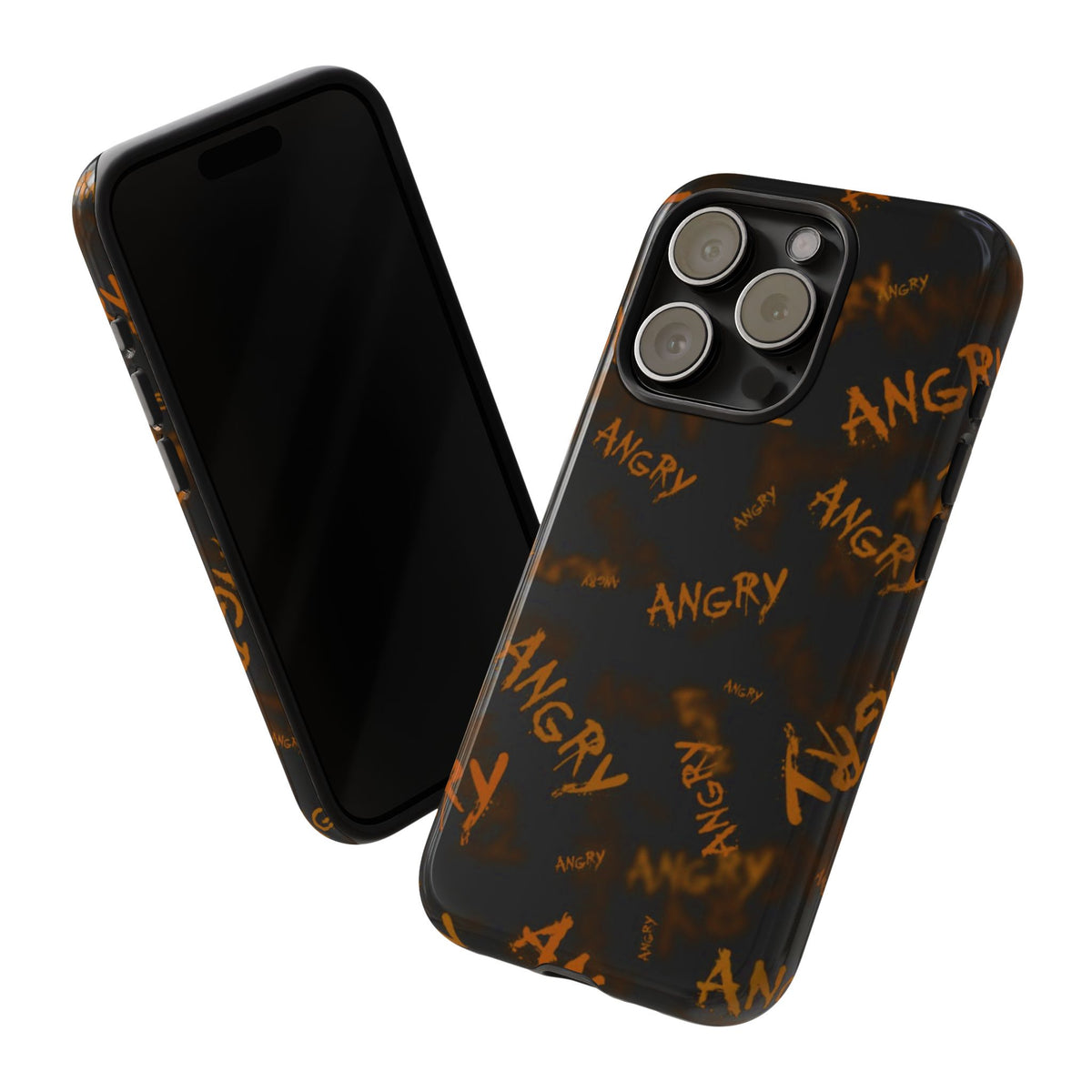 "ANGRY" Pattern Tough Phone Cases