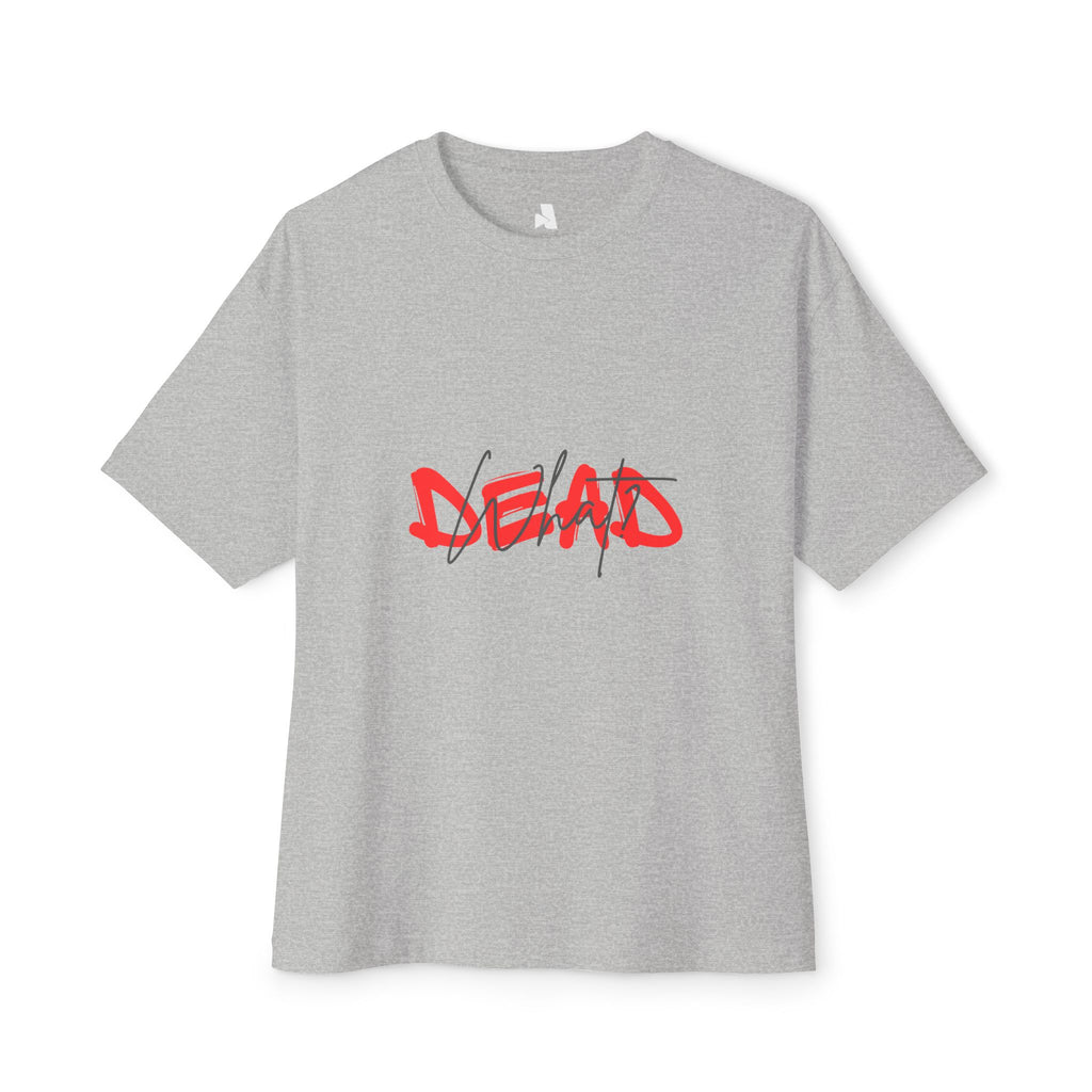 Boxy Tee — 'DEAD' Red Graffiti Graphic Tee