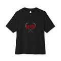 Death Graphic Tee — Gothic Punk Oversized Boxy T-Shirt