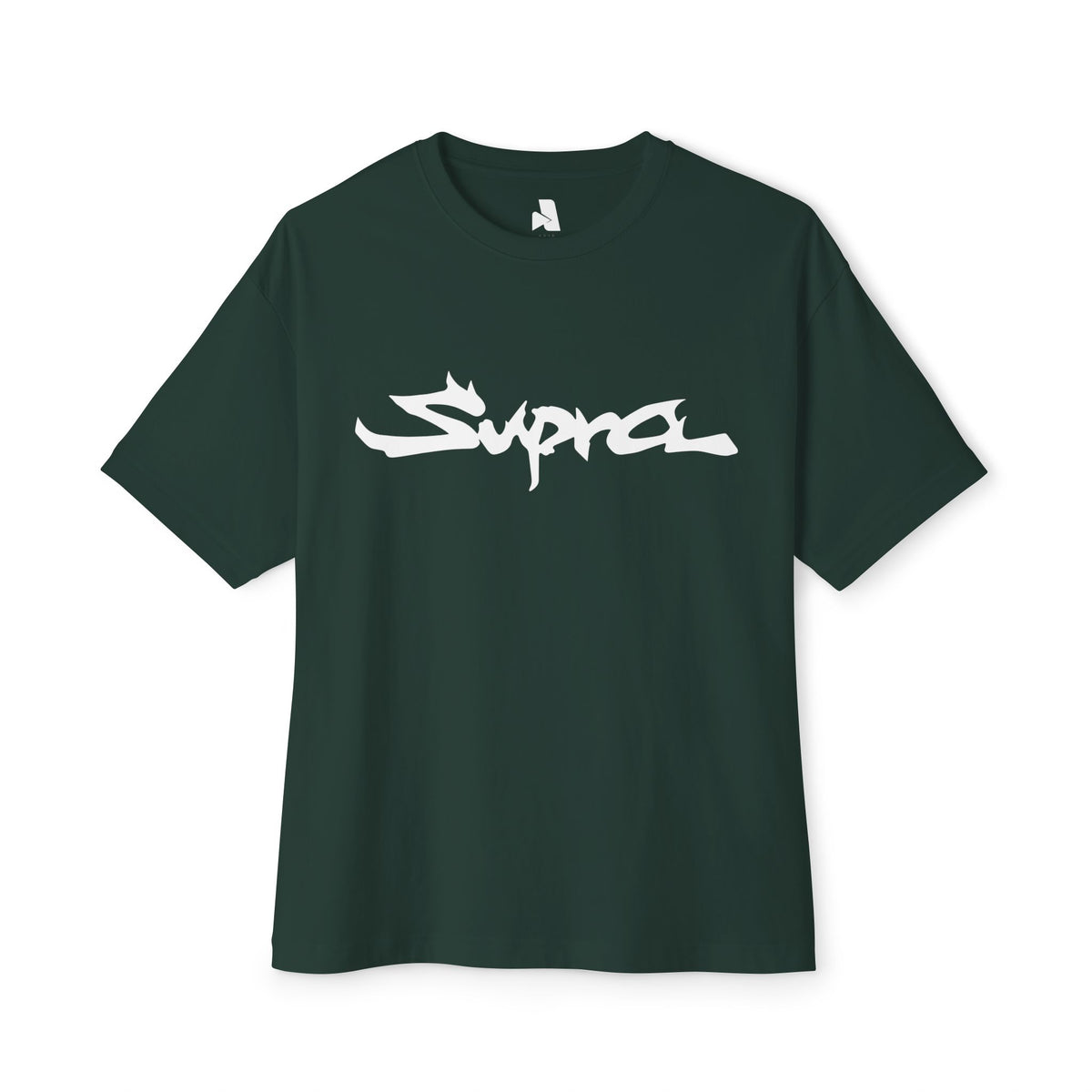 T-Shirt — 'Supra' Graffiti Logo Oversized Boxy Tee