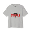 Boxy Tee — 'SYMBOLS?' Graphic Oversized Cotton Tee