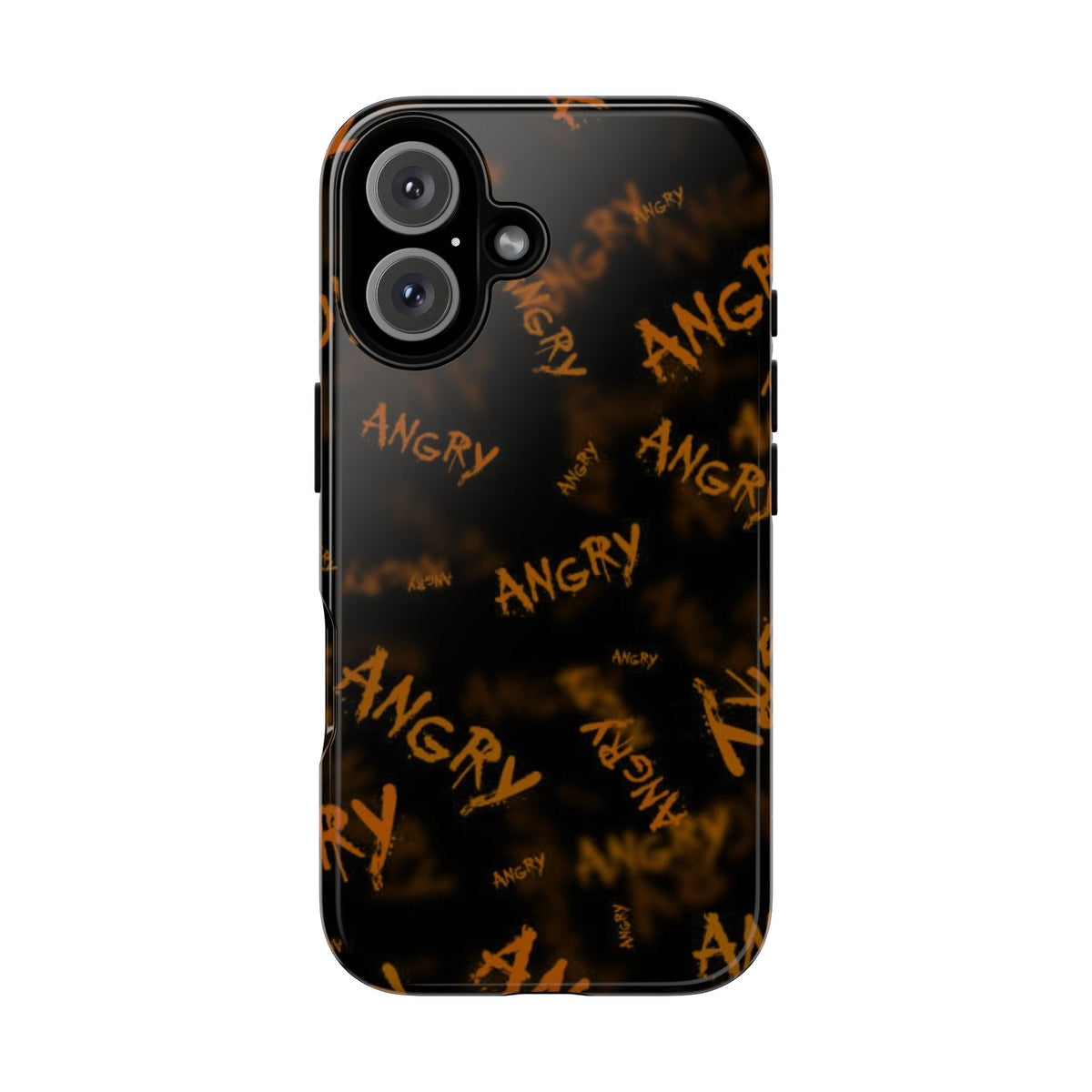 "ANGRY" Pattern Tough Phone Cases