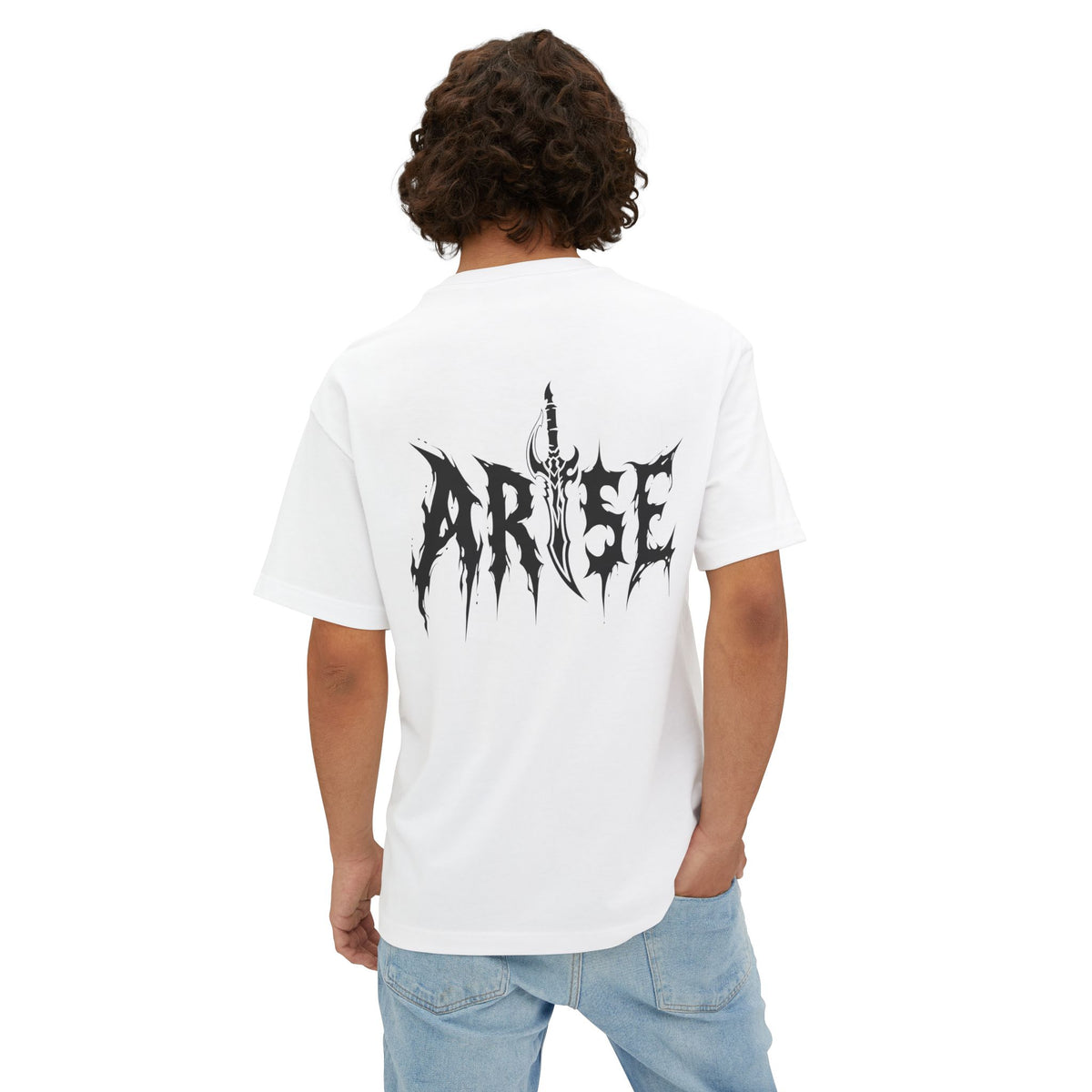 ARISE Logo Tee — Solo-leveling Oversized Boxy T-Shirt