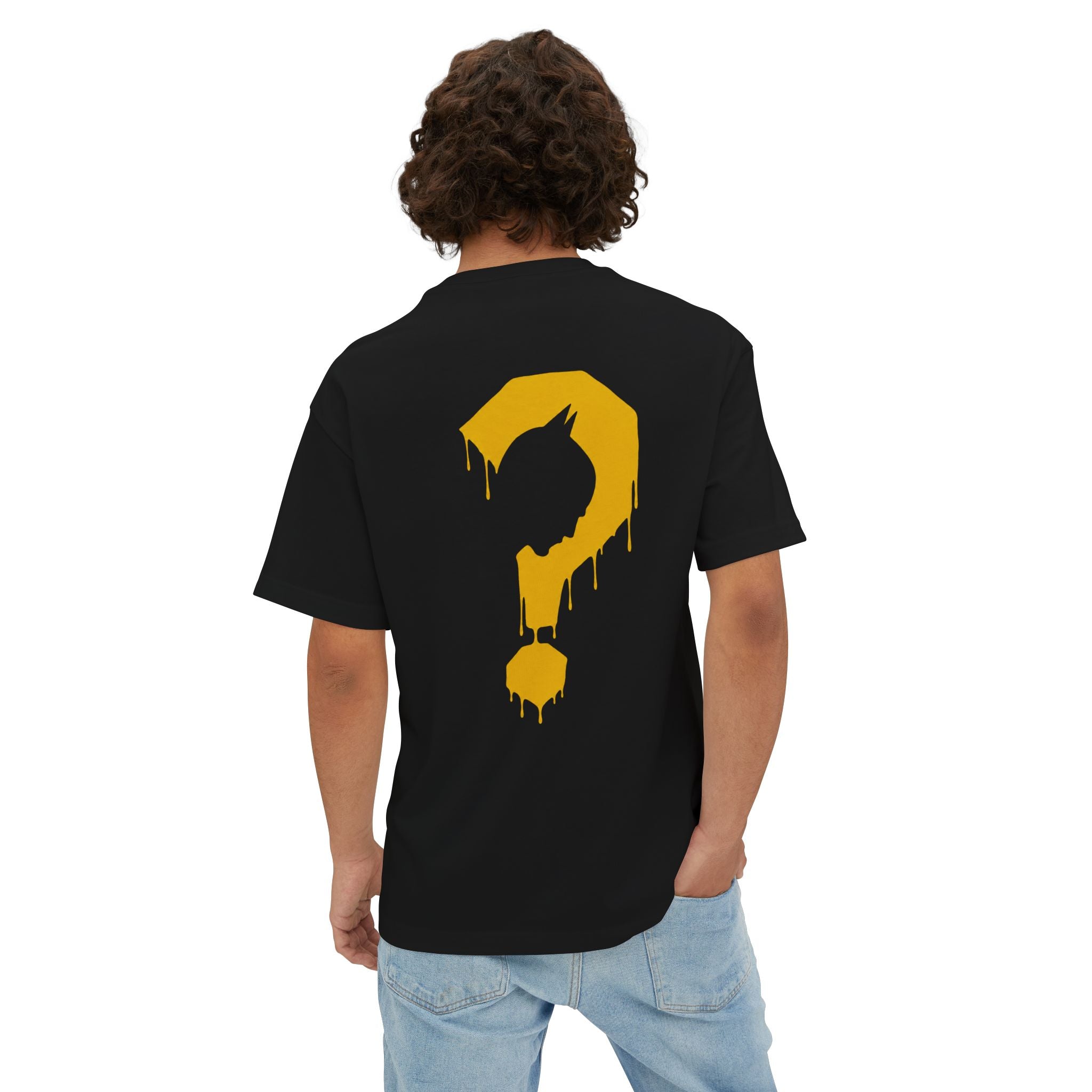 Yellow Bat Graphic Tee — Bat-Man Print